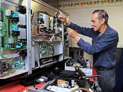 LED TV backlight strips being replaced